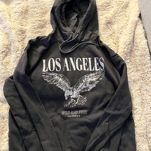 H&M dark gray Graphic Hoodie